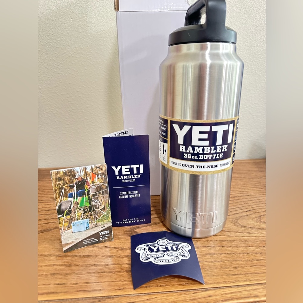 Yeti Rambler 36oz Bottle Over the Nose